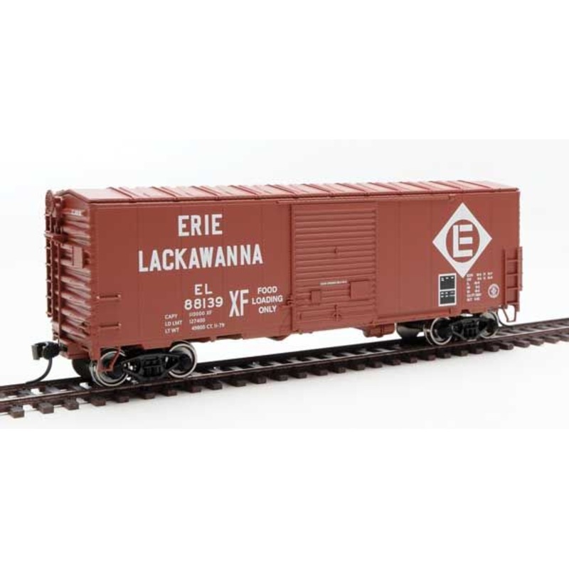 Walthers 910-45001 HO Erie Lackawanna 40′ ACF Modernized Welded Boxcar #88139 LN/Box