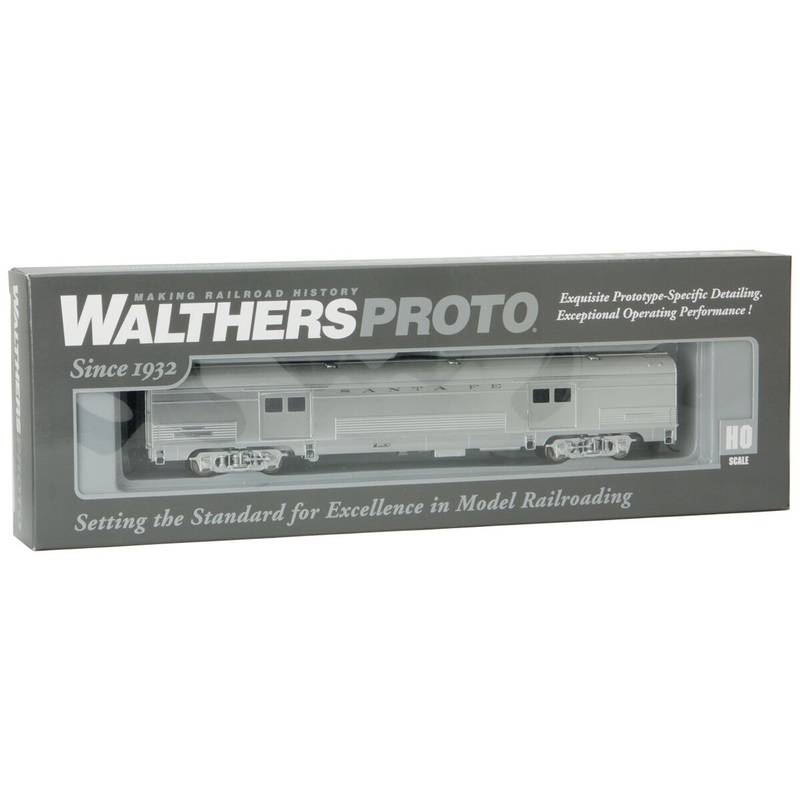 Walthers 920-9465 HO Santa Fe 1954 El Capt 73′ Budd Baggage Car (Real Metal) LN/Box