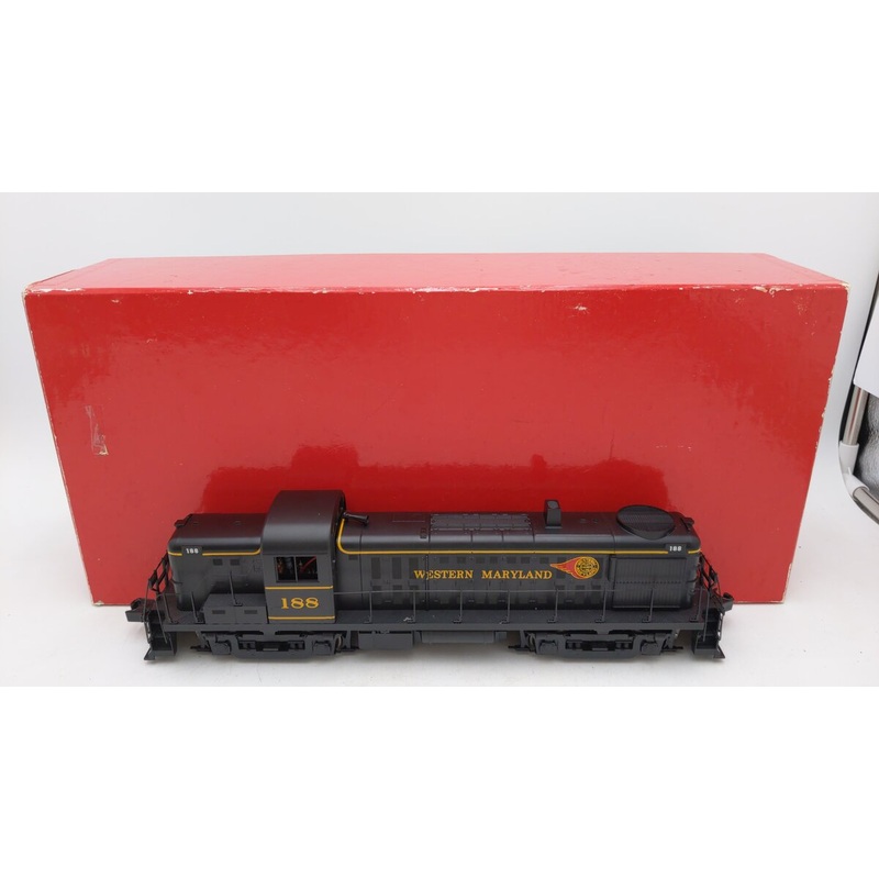 Weaver 5506 O Western Maryland RS-3 Diesel Locomotive #188 – 3 Rail EX/Box