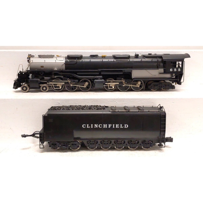 3rd Rail 655 O Scale BRASS Clinchfield 4-6-6-4 Steam Locomotive & Tender #655 VG