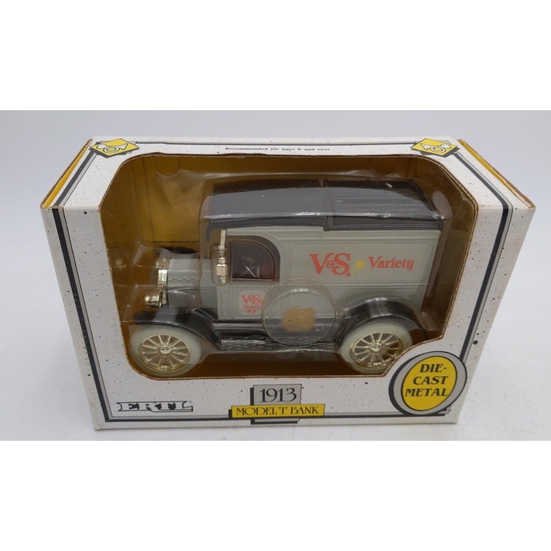 Ertl 9522 1:25 Scale Ford 1913 Model T Bank V&S Variety # 3 Die Cast Metal