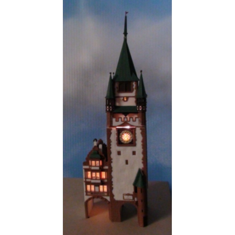 Faller B-922 HO Scale Clock Tower Plastic Building Kit