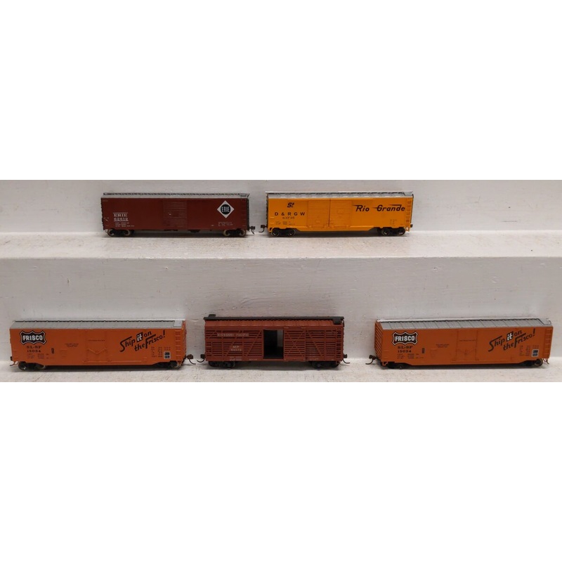 HO Scale Assorted Box Cars [5] VG