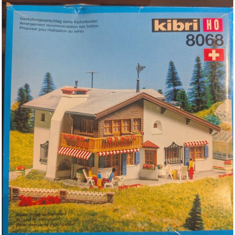 Kibri 8068 HO Mountain House Plastic Building Kit