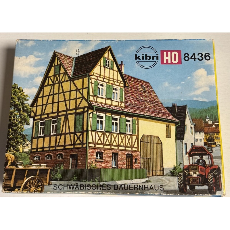 Kibri B-8436 HO Scale Swabian Farmer’s House Plastic Model Kit