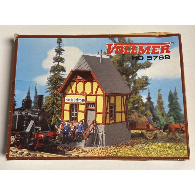 Vollmer 5769 HO Scale Blockstelle lehmen (Signal Box) Plastic Building Kit