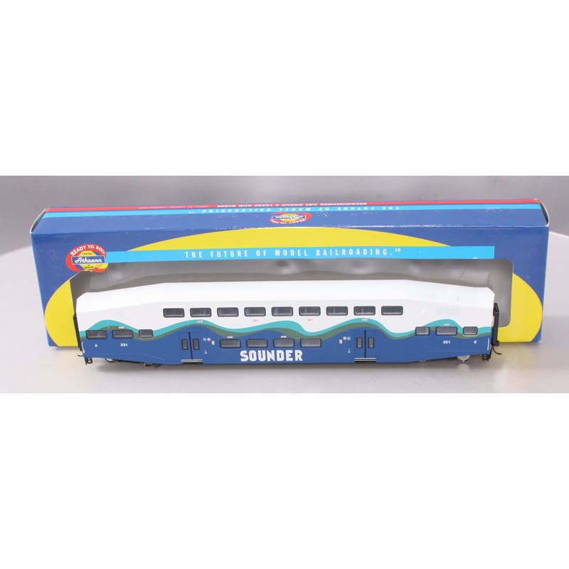 Athearn 2563 HO Scale Sounder Bombardier Passenger Car # 231 NIB