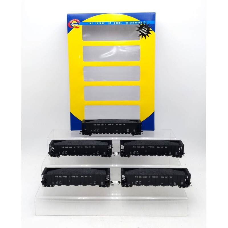 Athearn 94628 HO Colorado & Wyoming 5-Bay Rapid Discharge Hopper (Pack of 5) LN/Box