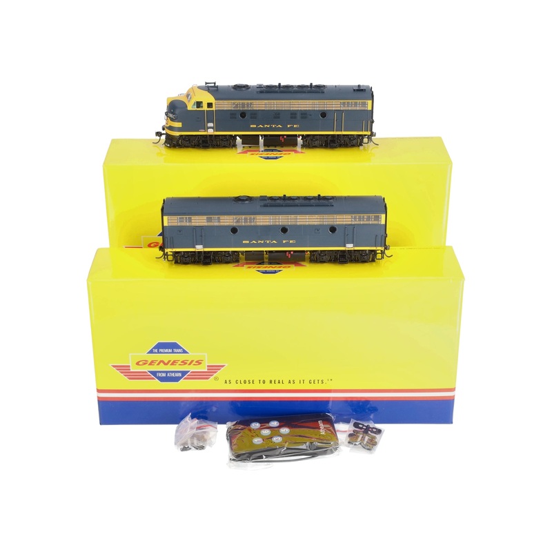 Athearn G22182 HO ATSF Mod F9 A/B Freight Set w/DCC & Sound #286C/#286B NIB