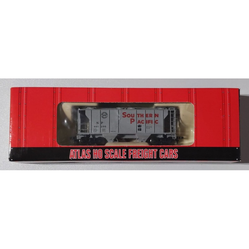 Atlas 1810 HO Southern Pacific PS-2 2 Bay Covered Hopper #401290 MT/Box
