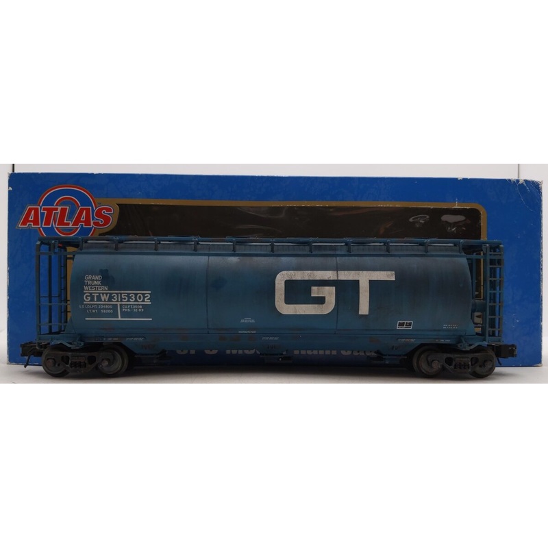 Atlas 6322-1 O GTW 3-Bay Cylindrical Hopper Car #315270 (3-Rail) – Weathered EX/Box