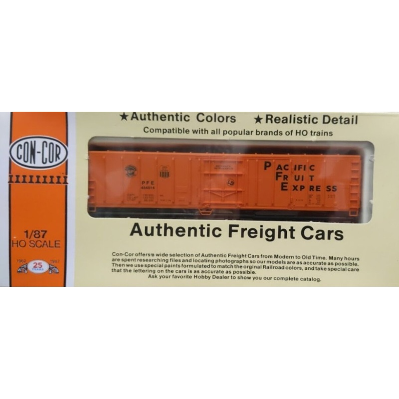 Con-Cor 0001-009801-5 HO PFE 57′ Orange W/Black Letters Mechanical Reefer Kit EX/Box