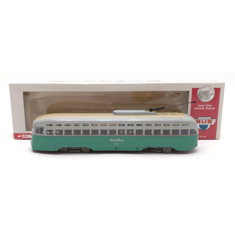 Corgi US55019 1:50 Capital Transit PCC Street Car Limited Edition LN/Box