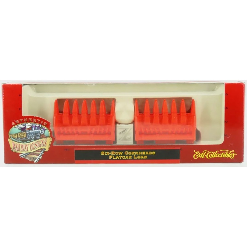 Ertl 4063 HO Six-Row Cornheads Flatcar Load NIB