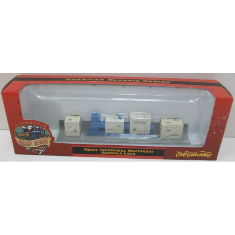 Ertl 4094 HO Heavy Industrial Machinery Gondola Load NIB
