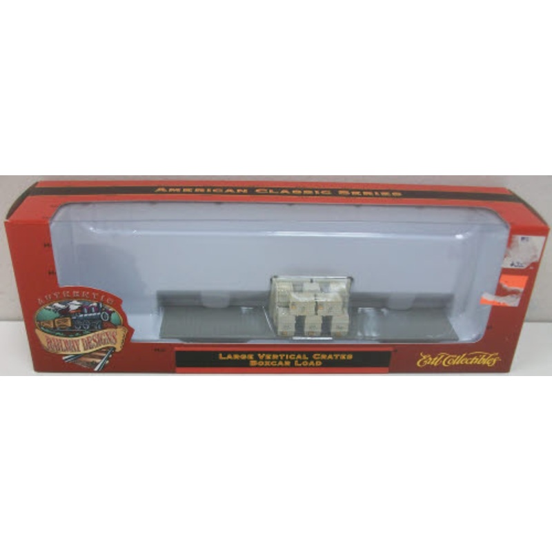 Ertl 4272 HO Scale Large Vertical Crates Box Car Load MT/Box