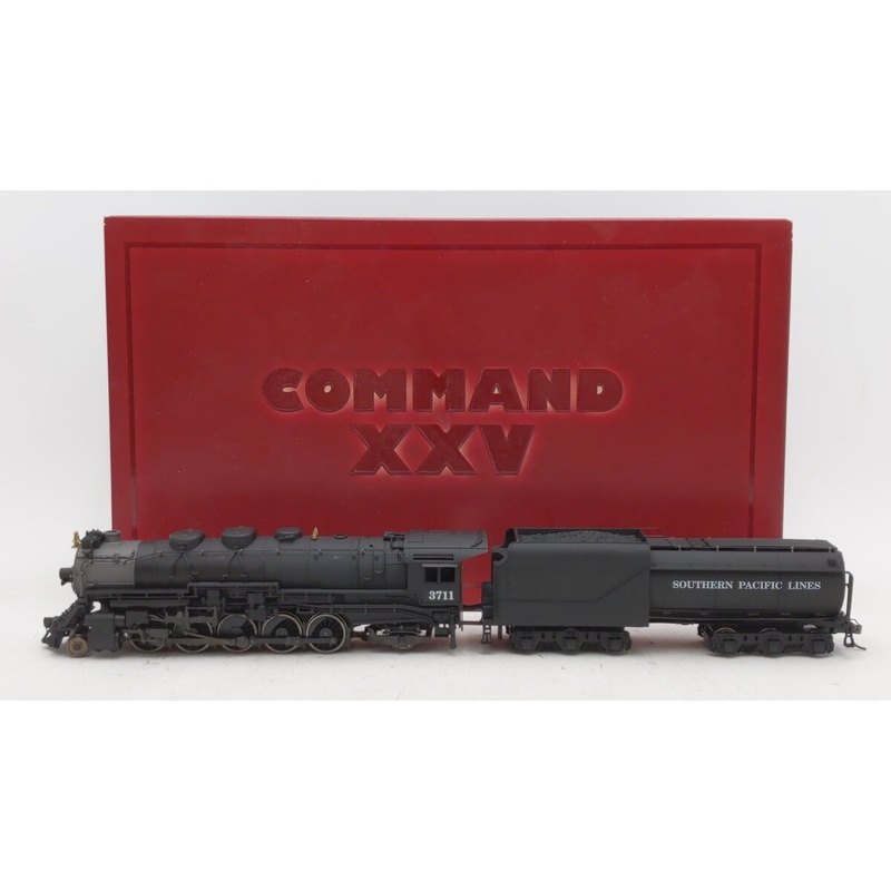 IHC 23416 HO Scale Southern Pacific 2-10-2 Steam Locomotive & Tender #3711 EX/Box