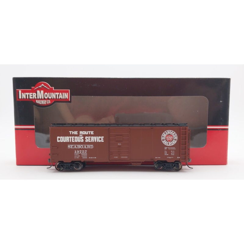 InterMountain 45740-03 HO Scale Seaboard Air Line 1937 AAR 40′ Boxcar #19757 LN/Box