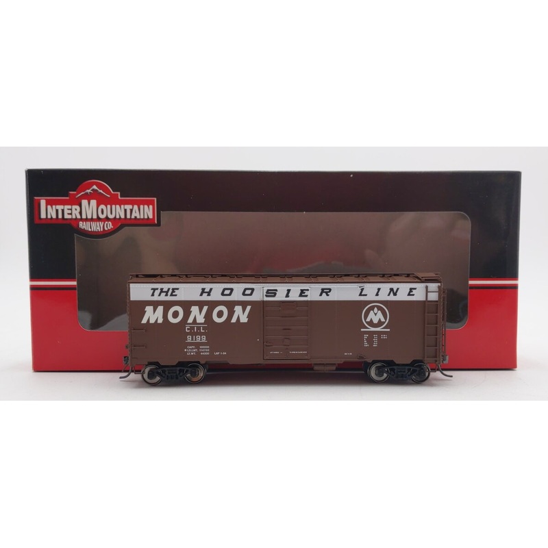 InterMountain 45746-06 HO Scale CIL Monon 1937 AAR 40′ Boxcar #9199 LN/Box