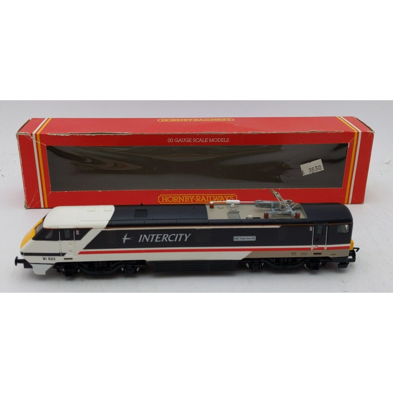 HORNBY R392 BR Loco Class 91 Electric BBC Radio 1 FM INTERCITY 91025 LN/Box