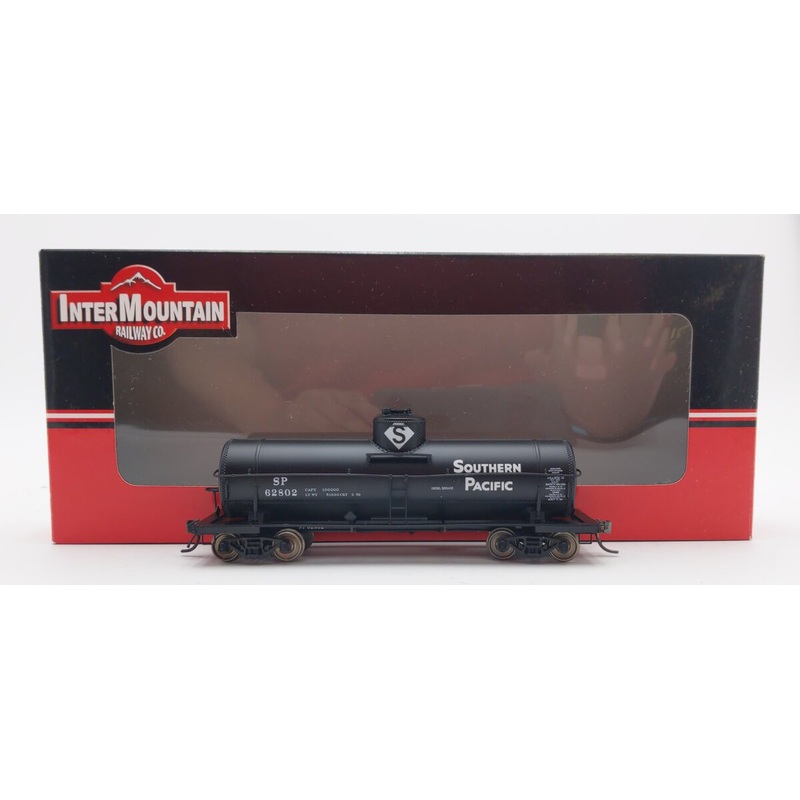 InterMountain 46212-25 HO Scale Southern Pacific 10,000 Gallon Tank Car #62802 EX/Box