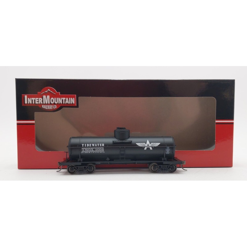 InterMountain 46221-01 HO Scale TWOX Tidewater Oil 10,000 Gallon Tank Car #1036 LN/Box