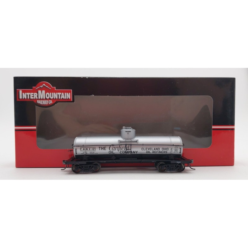 InterMountain 46325-03 HO Scale CANX Canfield Oil 8K Gallon Tank Car #121 LN/Box