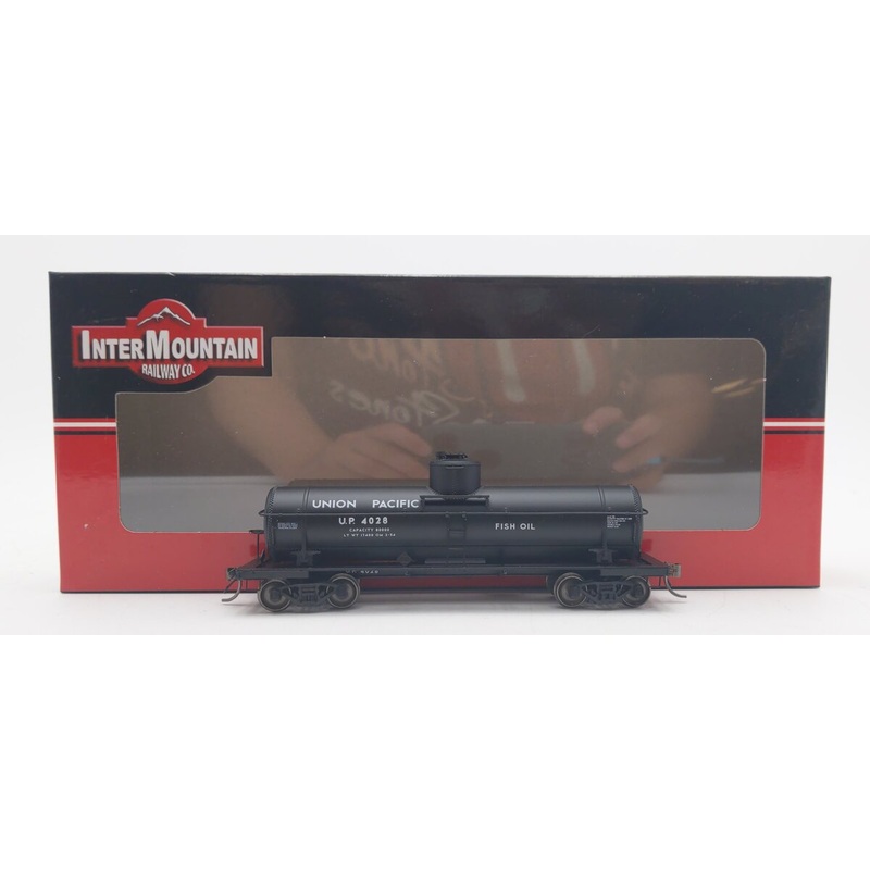 InterMountain 46350-06 HO Scale Union Pacific ACF 8,000 Gallon Tank Car #4028 EX/Box