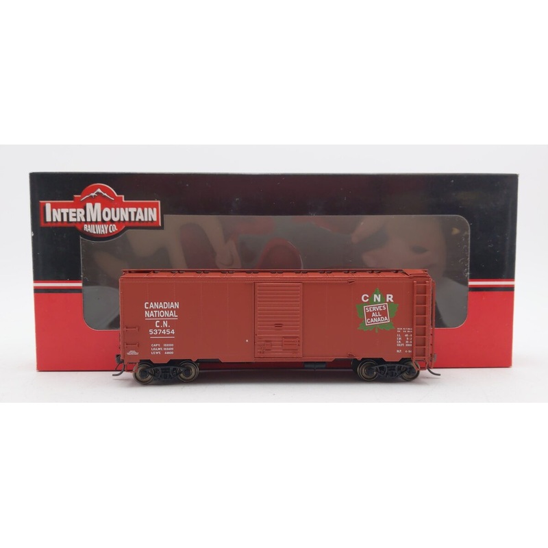 InterMountain 46806-11 HO Scale Canadian National AAR 40′ Boxcar #537454 LN/Box