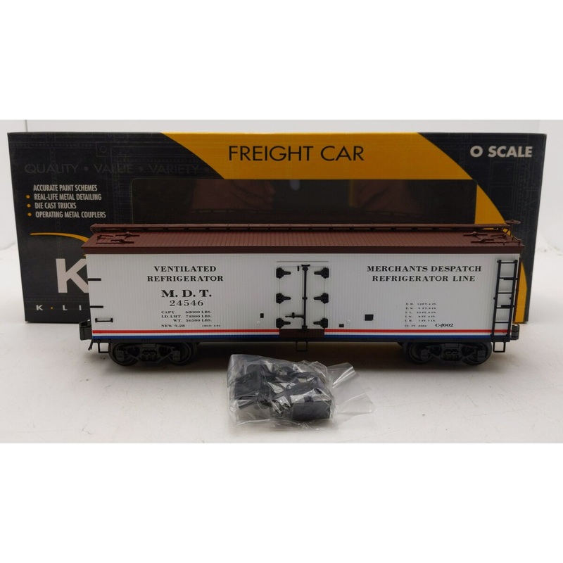 K-Line K742-80331 O Gauge Merchants Despatch Reefer Car #24546 LN/Box