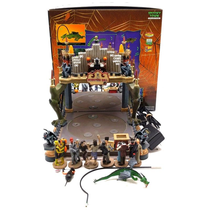 Lemax 54302 Spooky Town Animated Monster’s Ball LN/Box