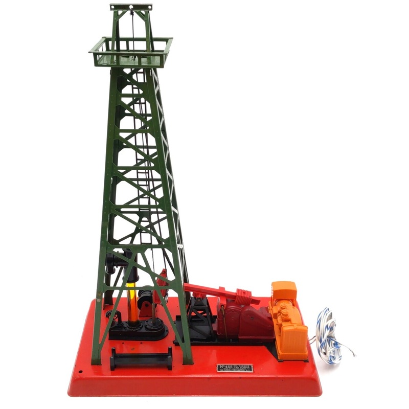Lionel 455 Vintage O Operating Oil Derrick and Pumper VG