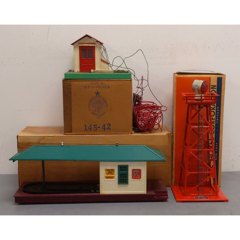 Lionel Vintage O Assorted Accessories: 145, 356, 494 [3] VG/Box