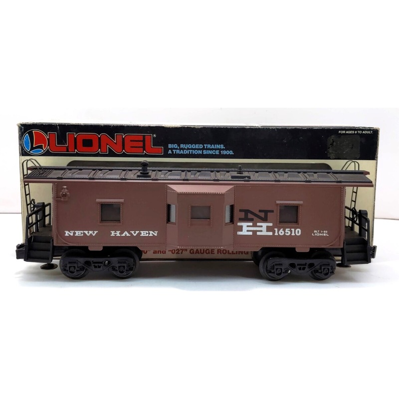 Lionel 6-16510 O New Haven Bay Window Caboose with Lighted Interior #16510 LN/Box