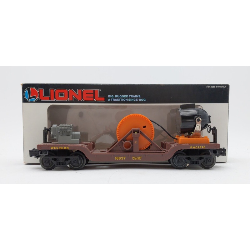 Lionel 6-16637 O Western Pacific Extension Searchlight Car EX/Box