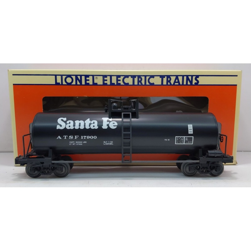 Lionel 6-17900 O Gauge Santa Fe Unibody Single Dome Tank Car #17900 EX/Box