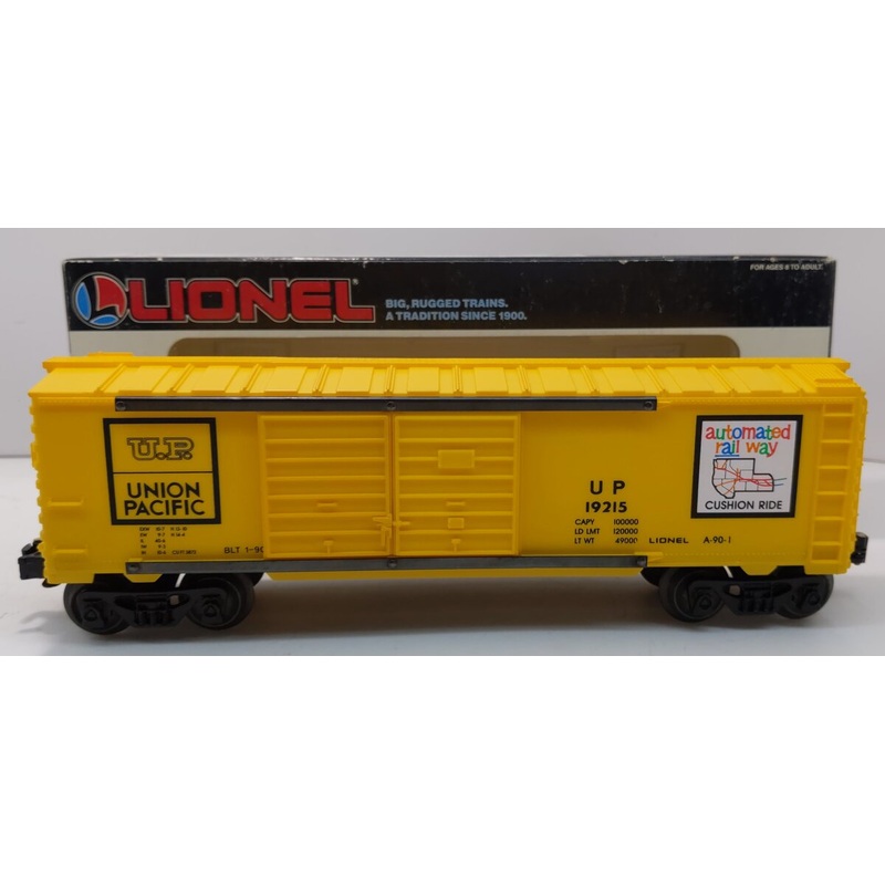 Lionel 6-19215 O Gauge Union Pacific Double Door Boxcar #19215 LN/Box