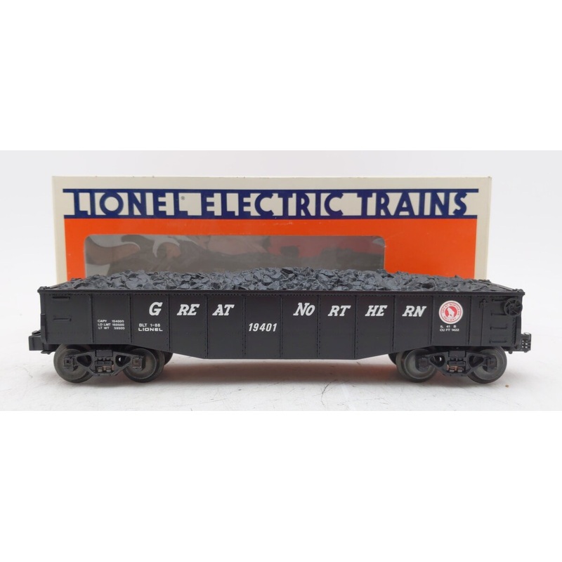 Lionel 6-19401 O Gauge Great Northern Gondola #19401 with Coal Load EX/Box