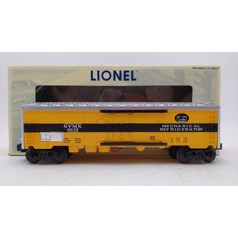 Lionel 6-19572 O Gauge Archive Collection PWC New York Central Reefer #6672 EX/Box