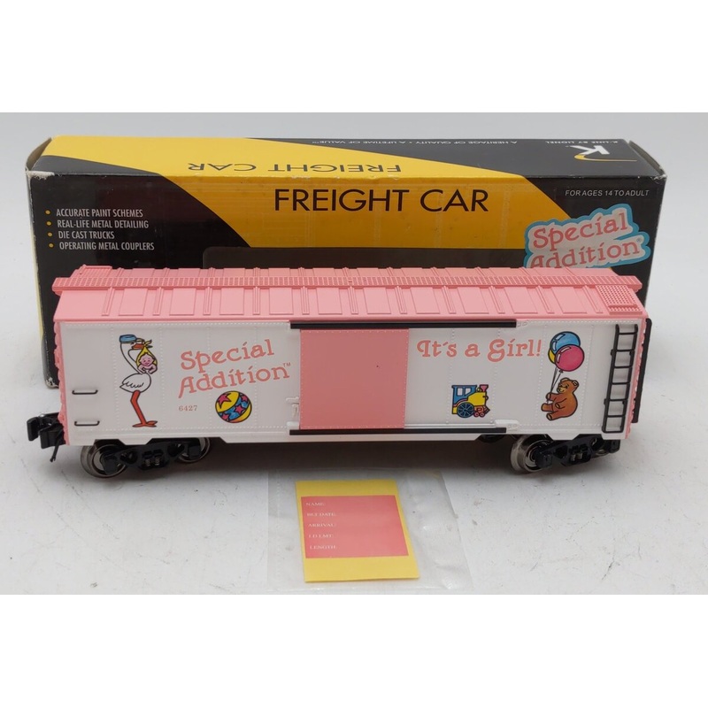 Lionel 6-21358 O Special Addition It’s a Girl Boxcar NIB