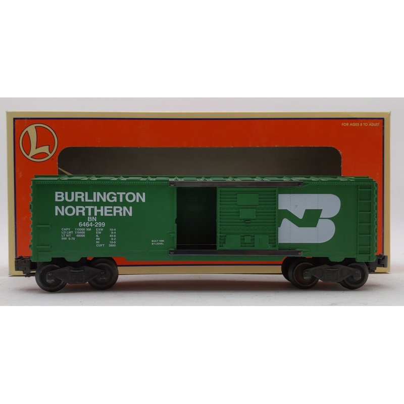 Lionel 6-29251 O Gauge Burlington Northern Boxcar #6464-299 EX/Box