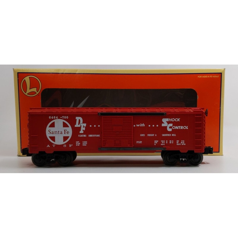Lionel 6-29291 O Gauge AT&SF Shock Control Boxcar #6464-700 EX/Box