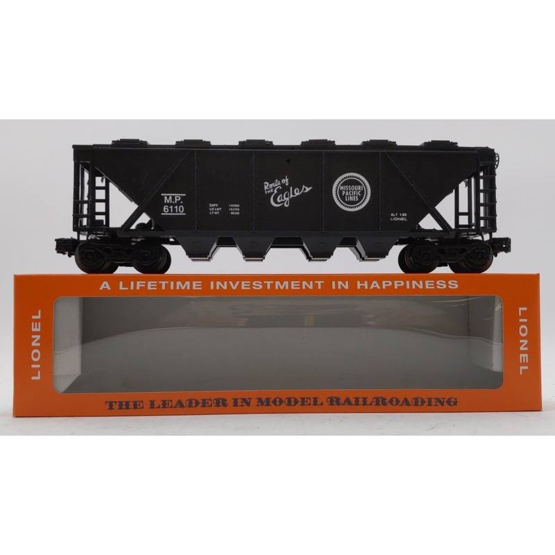 Lionel 6-6110 O Gauge Missouri Pacific 4-Bay Covered Hopper LN/Box