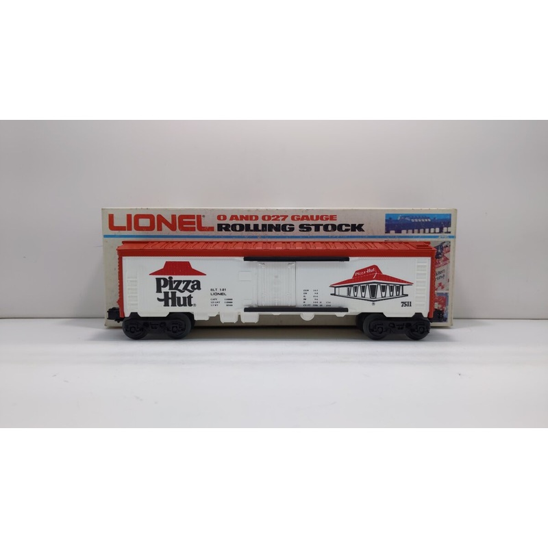 Lionel 6-7511 O Gauge Pizza Hut Refrigerator Car EX/Box