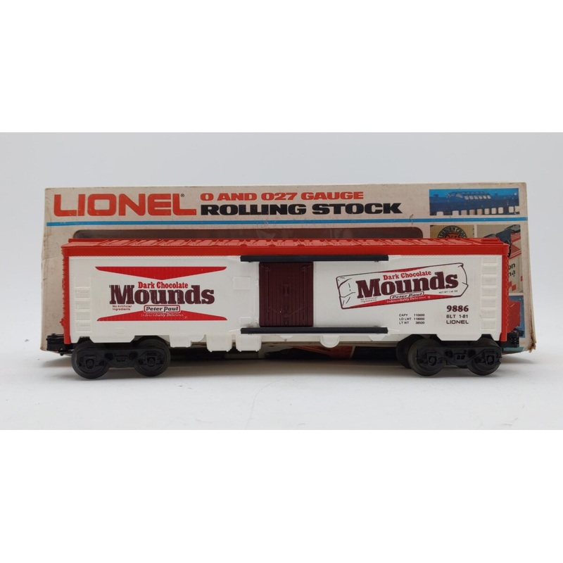 Lionel 6-9886 O Gauge Mounds Billboard Reefer Car EX/Box