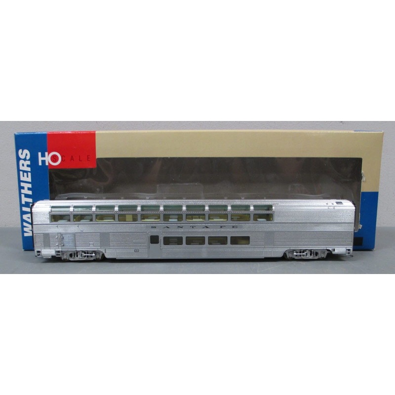 Walthers 932-9780 HO Santa Fe 1956 El Capitan 85′ Budd Hi-Level Sky Lounge Car LN/Box