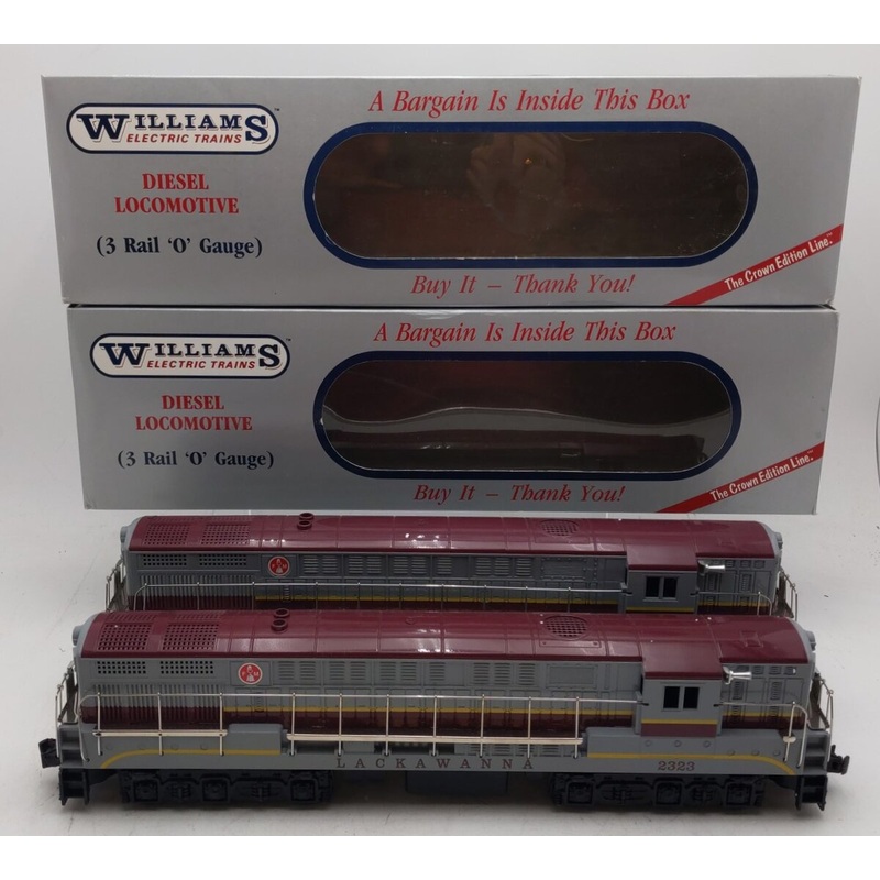 Williams O Gauge Lackawanna FM Trainmaster A-A With Sound #362047 EX/Box