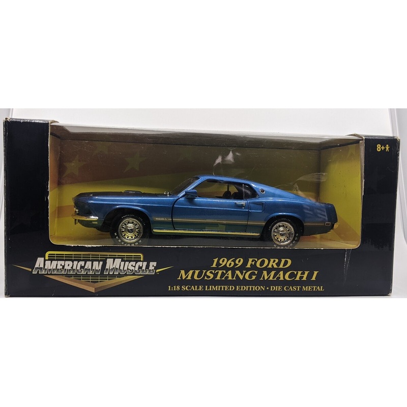 American Muscle 32267 1:18 1969 Ford Mustang Mach I Die Cast