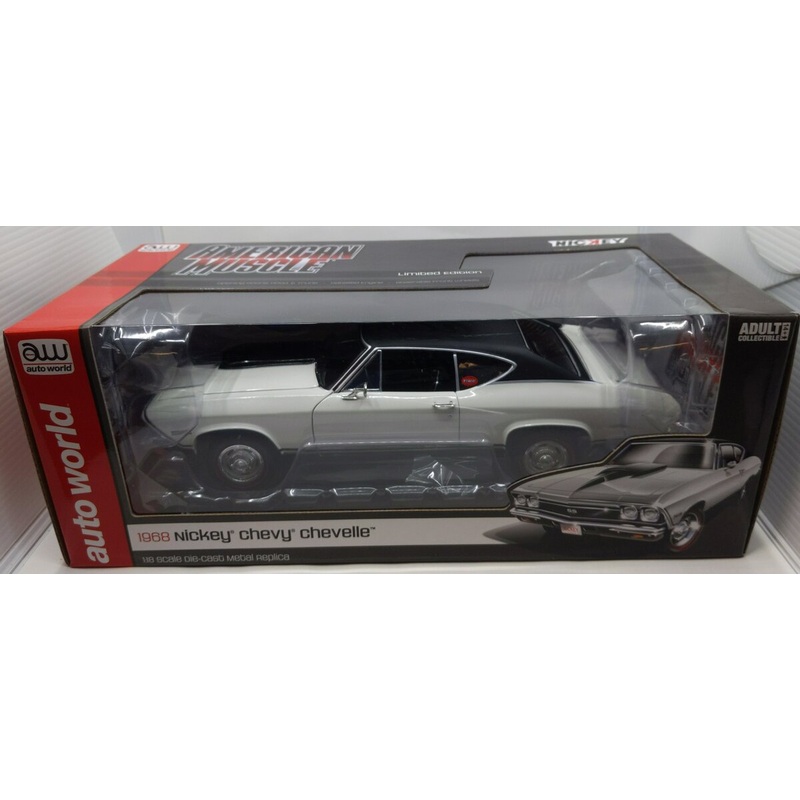 Auto World 1201 1:18 1968 Nickey Chevelle Diecast Car