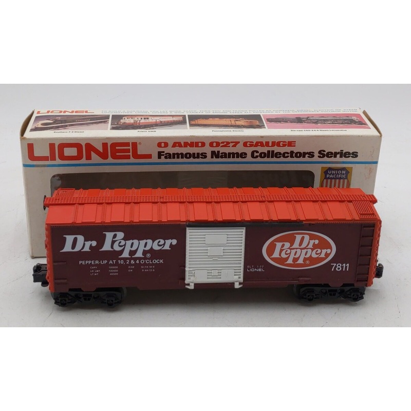 Lionel 6-7811 O Gauge Dr. Pepper Boxcar EX/Box